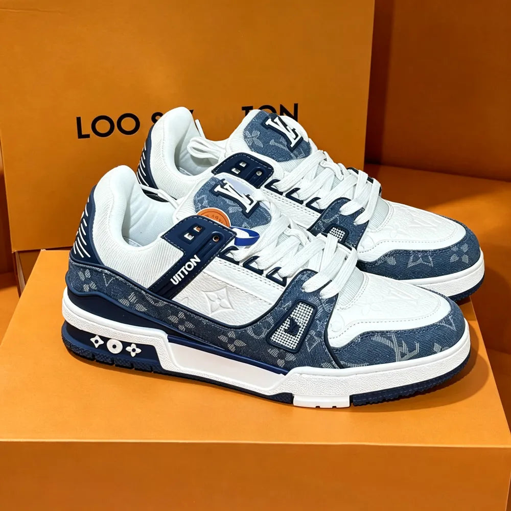 CHAUSSURES LV BLEU ✨